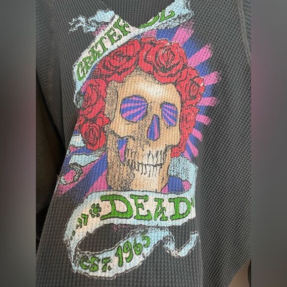 Daydreamer Grateful Dead Love Will See You Through LS Thermal. Large NWT - Picture 4 of 7